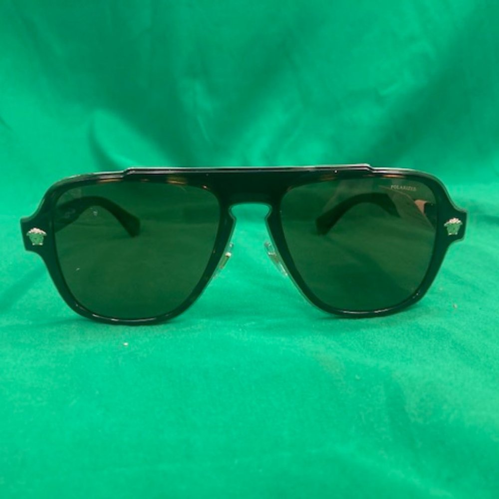 Versace 2199 Havana/Orange Men's Polarized Sunglasses w/ tag